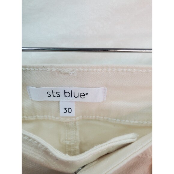 STS High Rise Jeans Size 30 Cream Mandy Nwts - Picture 3 of 5